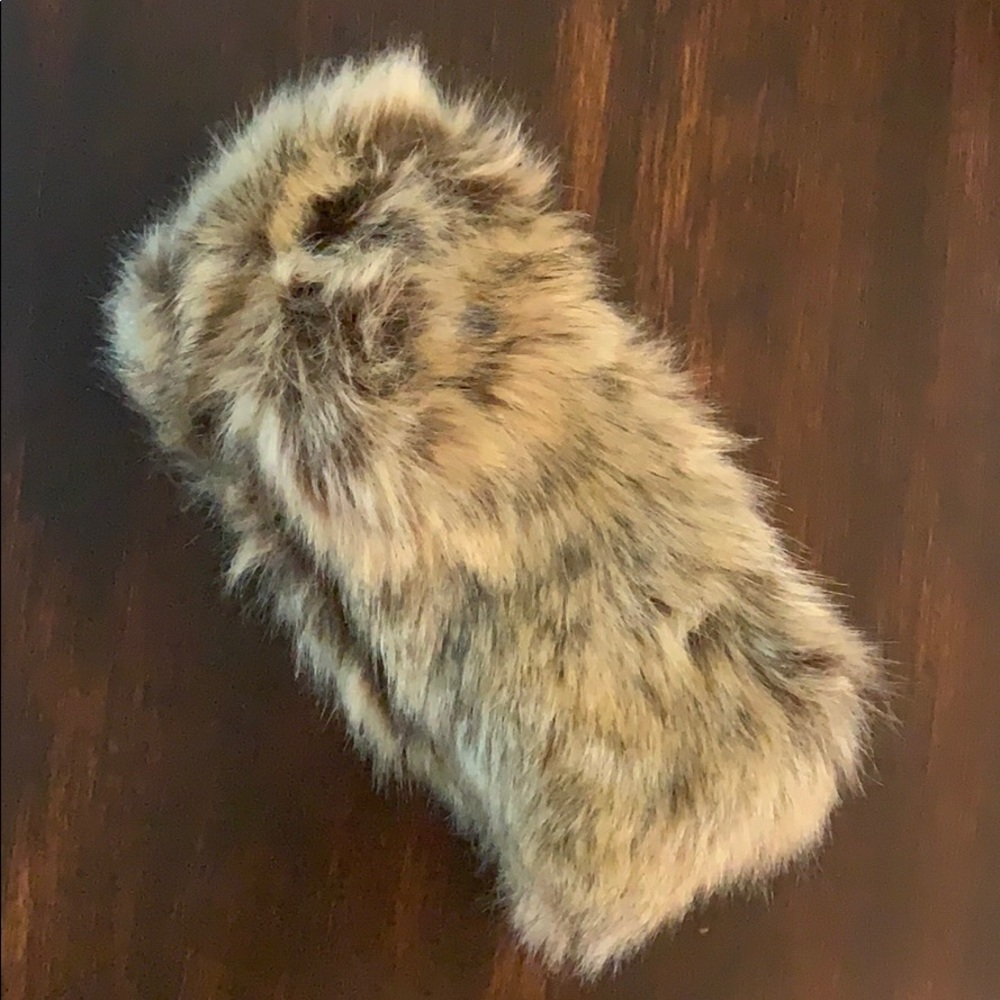 Faux fur winter headband